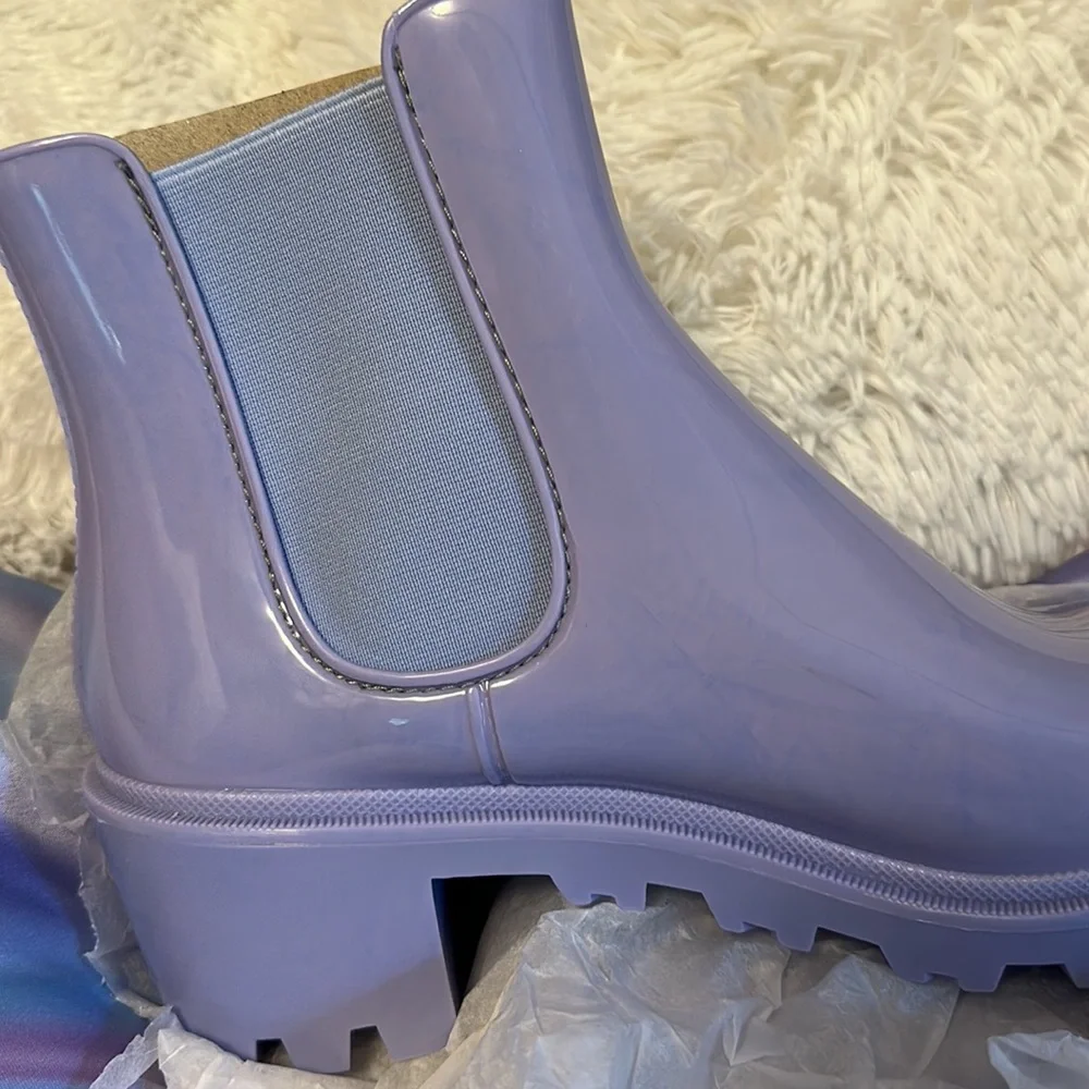 JUSTFAB All Season Boots in Kentucky Blue - Picture 2 of 4